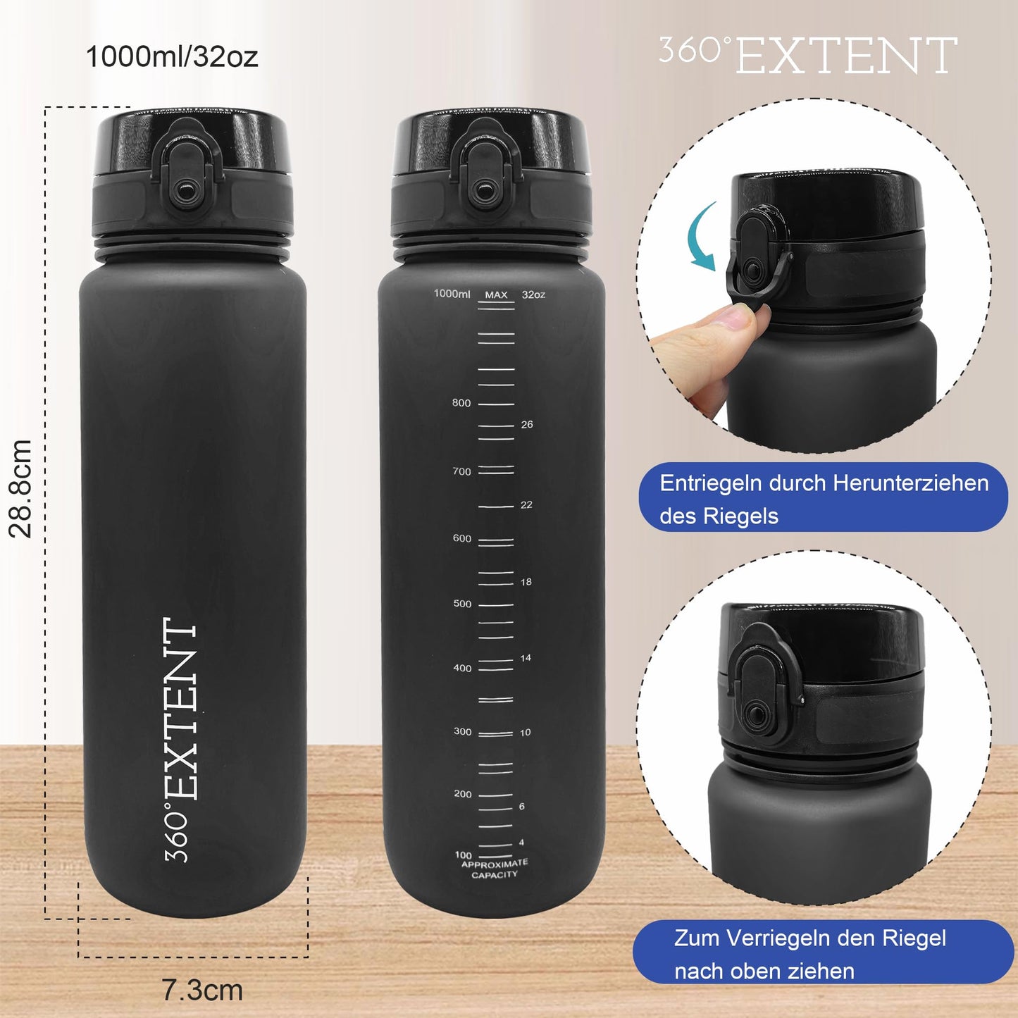 360°EXTENT Trinkflasche