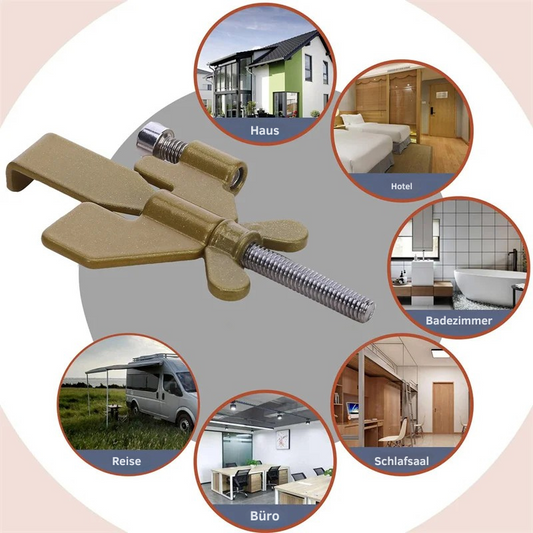 Tragbares Türschloss – Extra Sicherheit für Reisen, Zuhause und Schlafzimmer