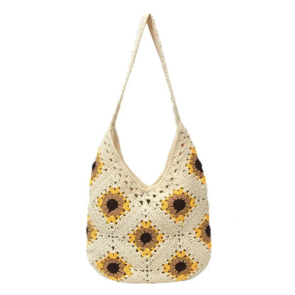 Hook & Flower Beach Bag