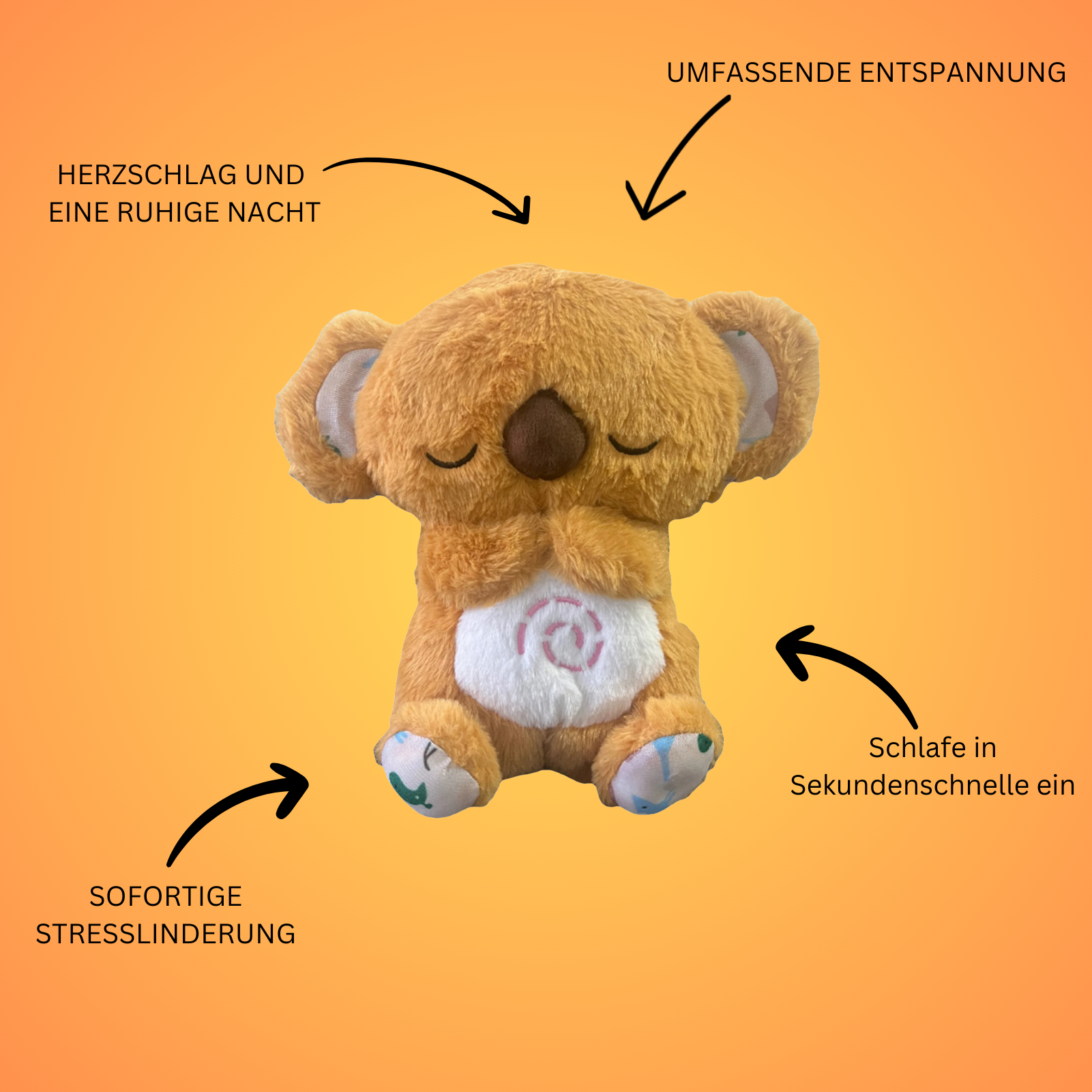 Stressabbau Plüsch Koala